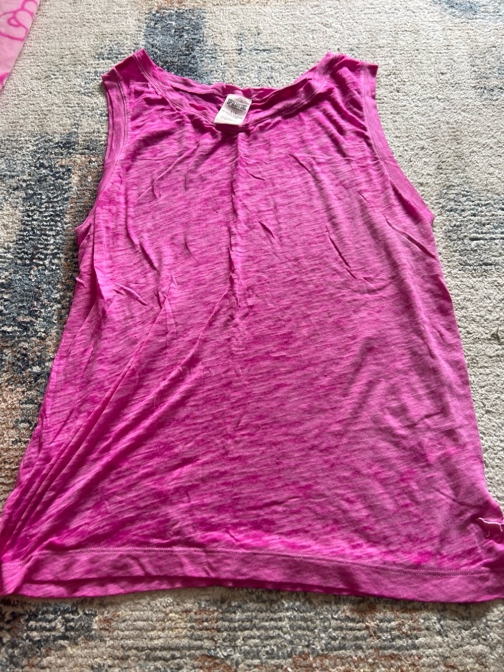 PINK Victoria's Secret Hot Pink Lightweight Tank